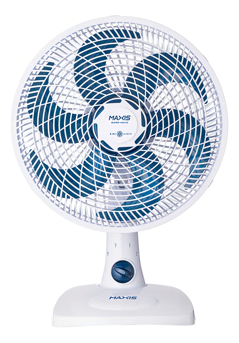 Ventilador Maxis V‑30 MX‑W 30cm Branco