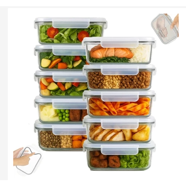 Kit Pote Marmita Vidro 640ml