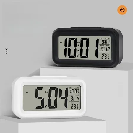 Relógio Digital de Mesa LCD