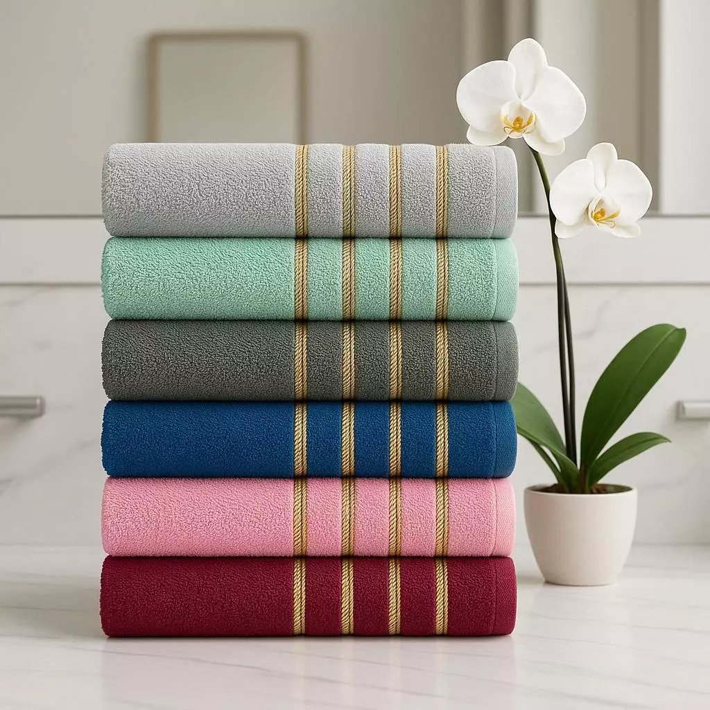 Kit Toalhas de Banho Coloridas