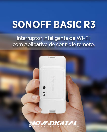 Interruptor inteligente Wi-fi Sonoff basic r3